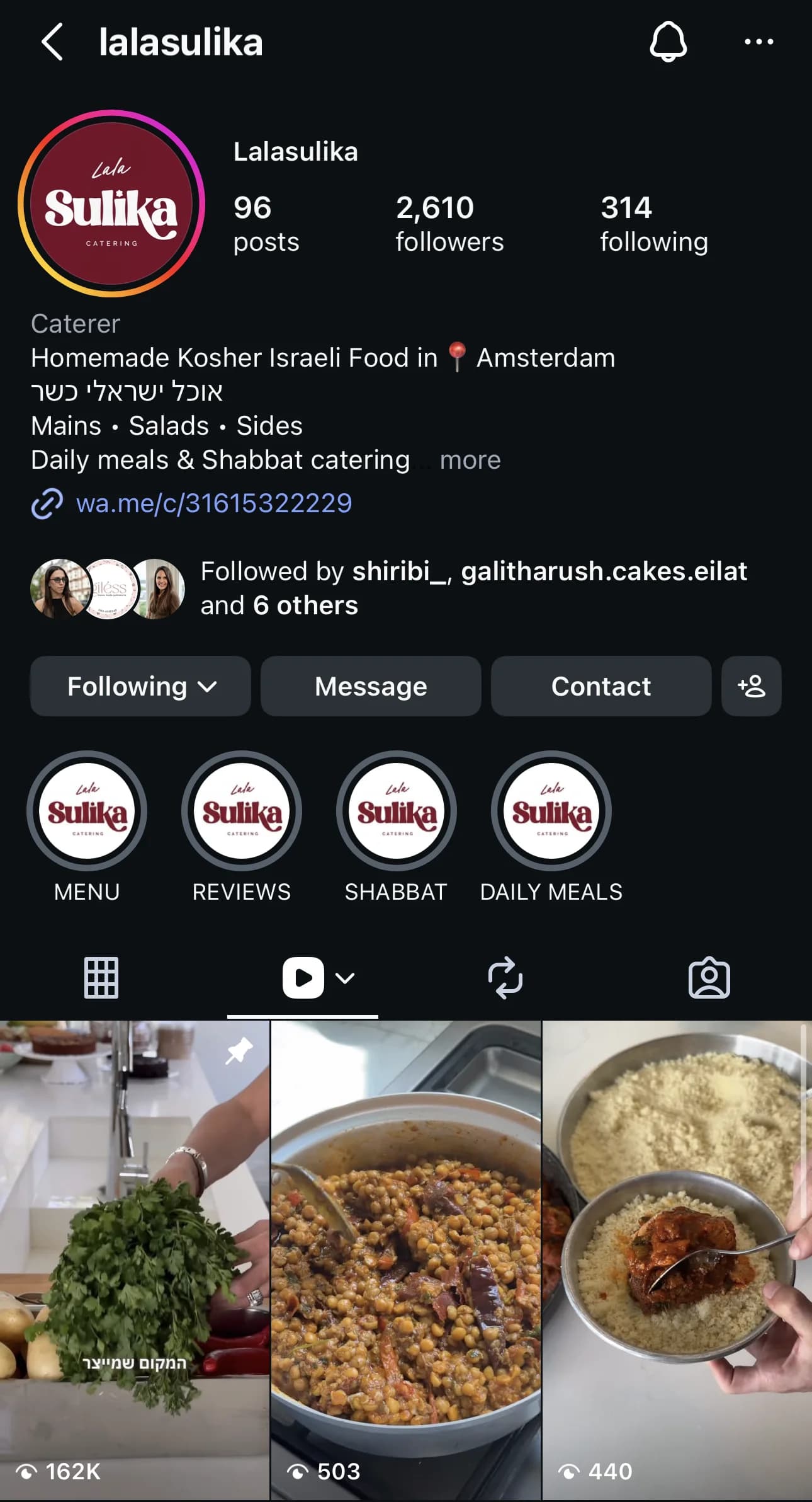 Lala Sulika Instagram profile feed